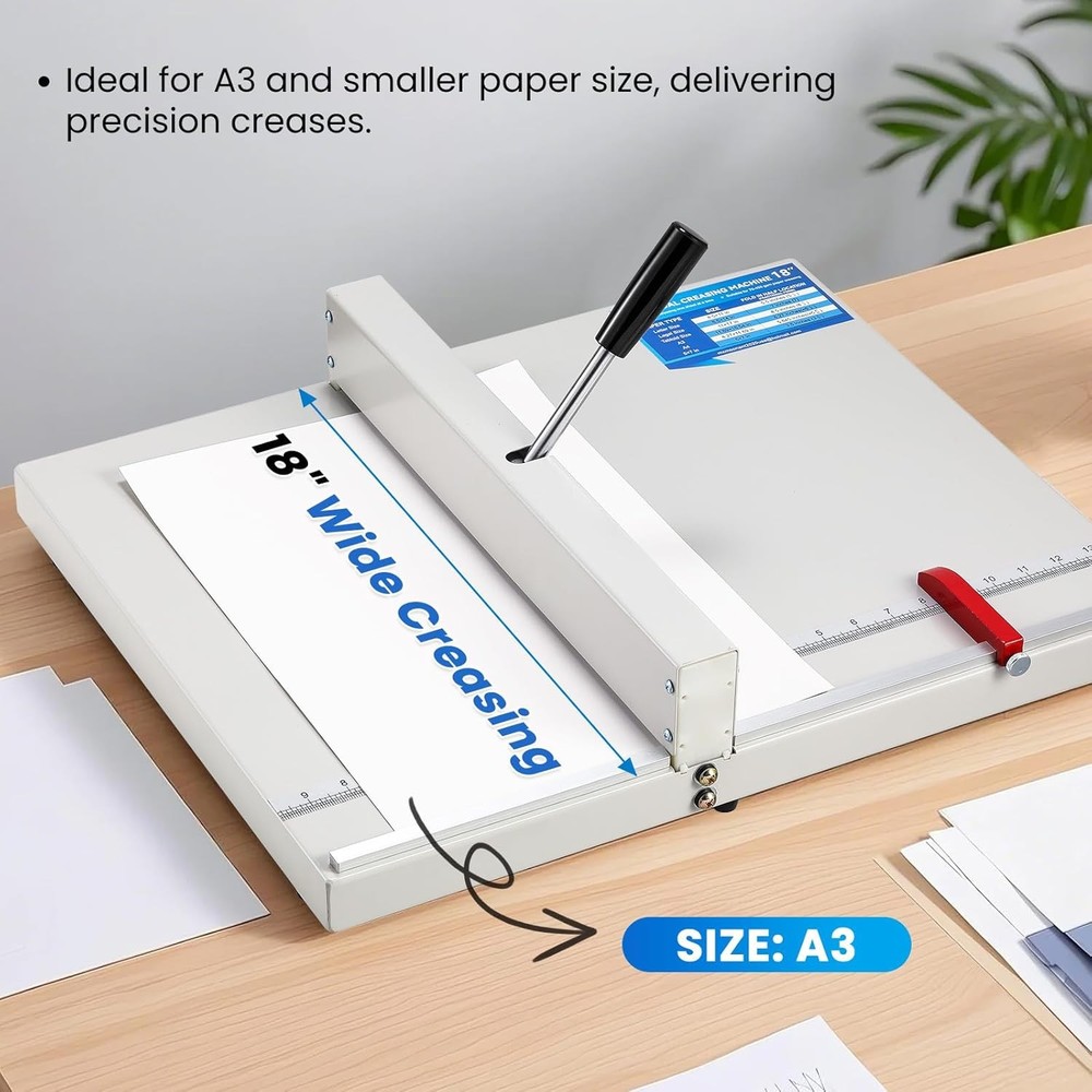 Mxmoonant Manual Creasing Machine 18 Inch