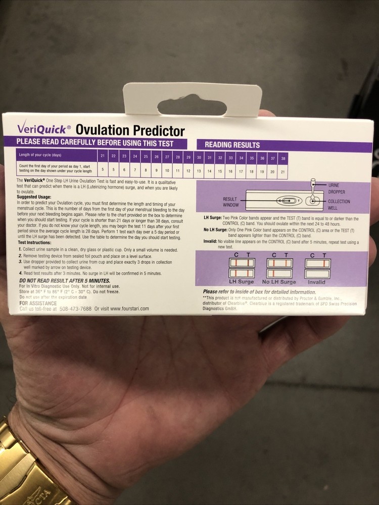 100 VeriQuick Ovulation Predictor Tests