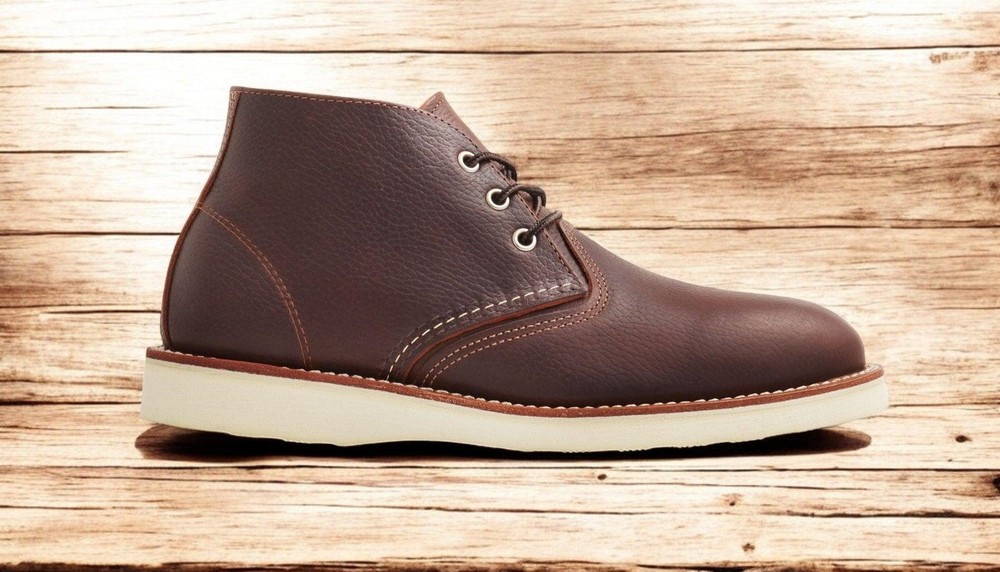 [3141-WIDE] MENS RED WING WORK CHUKKA (WIDE 2E WIDTH)