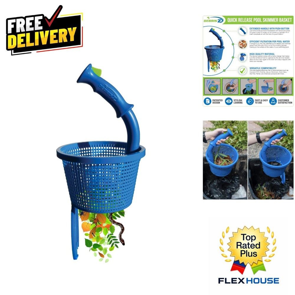 Effortless Pool Cleaning with B9 Skimmer Basket - Quick Release & Eco-Friendly