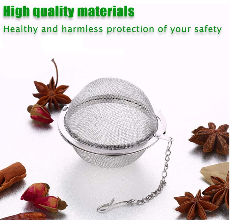 Tea Steeper, 2Pcs Mesh Tea Infuser Premium Tea Filter Tea Interval Diffuser