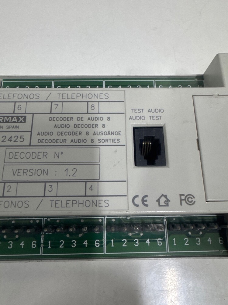 LOT OF 2 PCs FERMAX 2425 AUDIO DECODER