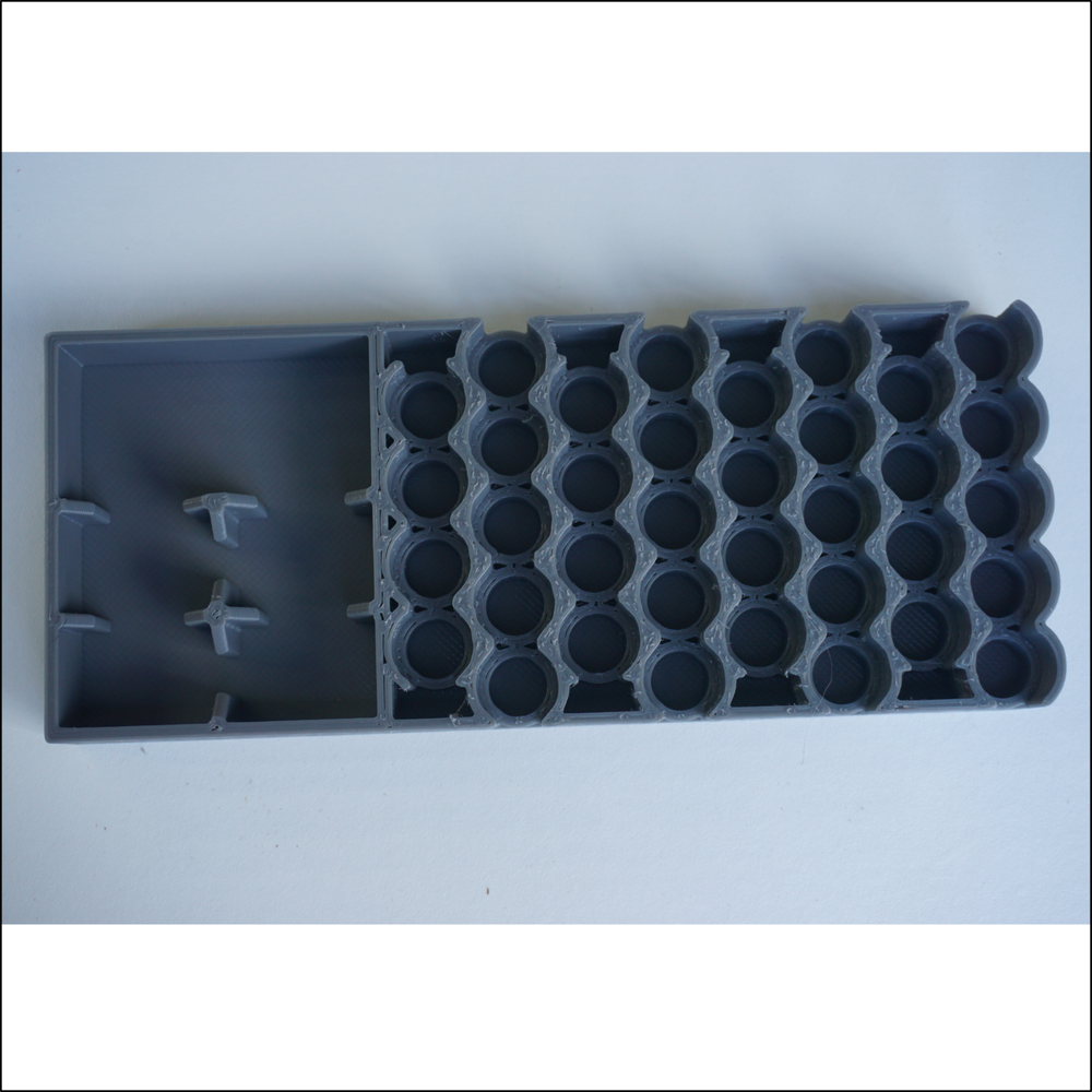 Battery Storage Case | Organizer Tray Container Box Holder 40 Slots AAA AA 9V