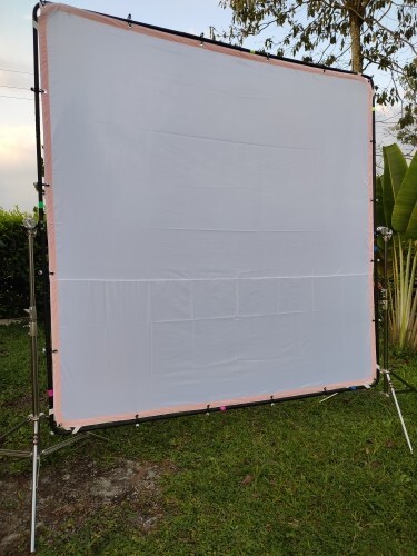 4'x4' 1.2x1.2m Silks Softens Light White Silk Diffusion/Overhead Butterfly