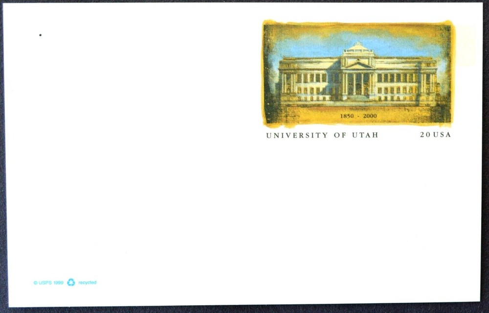 2000 US Sc. #UX312 postal card, 20 cent, mint, sharp corners, excellent shape