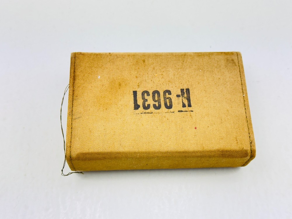 WWII U.S. Military Sewing Kit – Wooden Thread Spools, Buttons, Thimbles, Needles