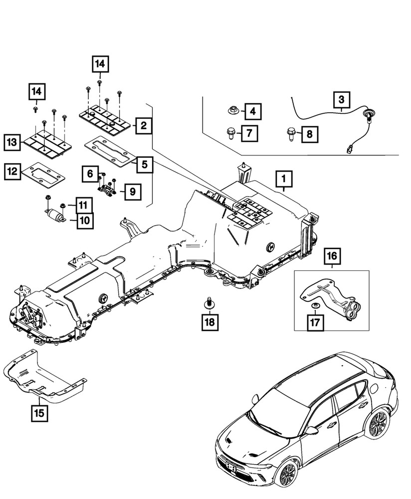 Genuine Mopar Fuse Access Cover 68630155AA