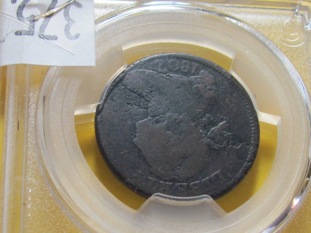 1807/6 S-273 DRAPED BUST LARGE CENT VG