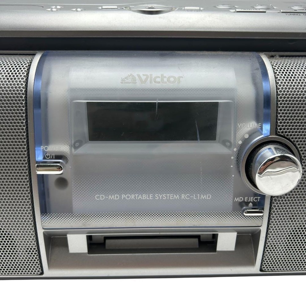 Victor CD-MD Portable System RC-L1MD-S Junk
