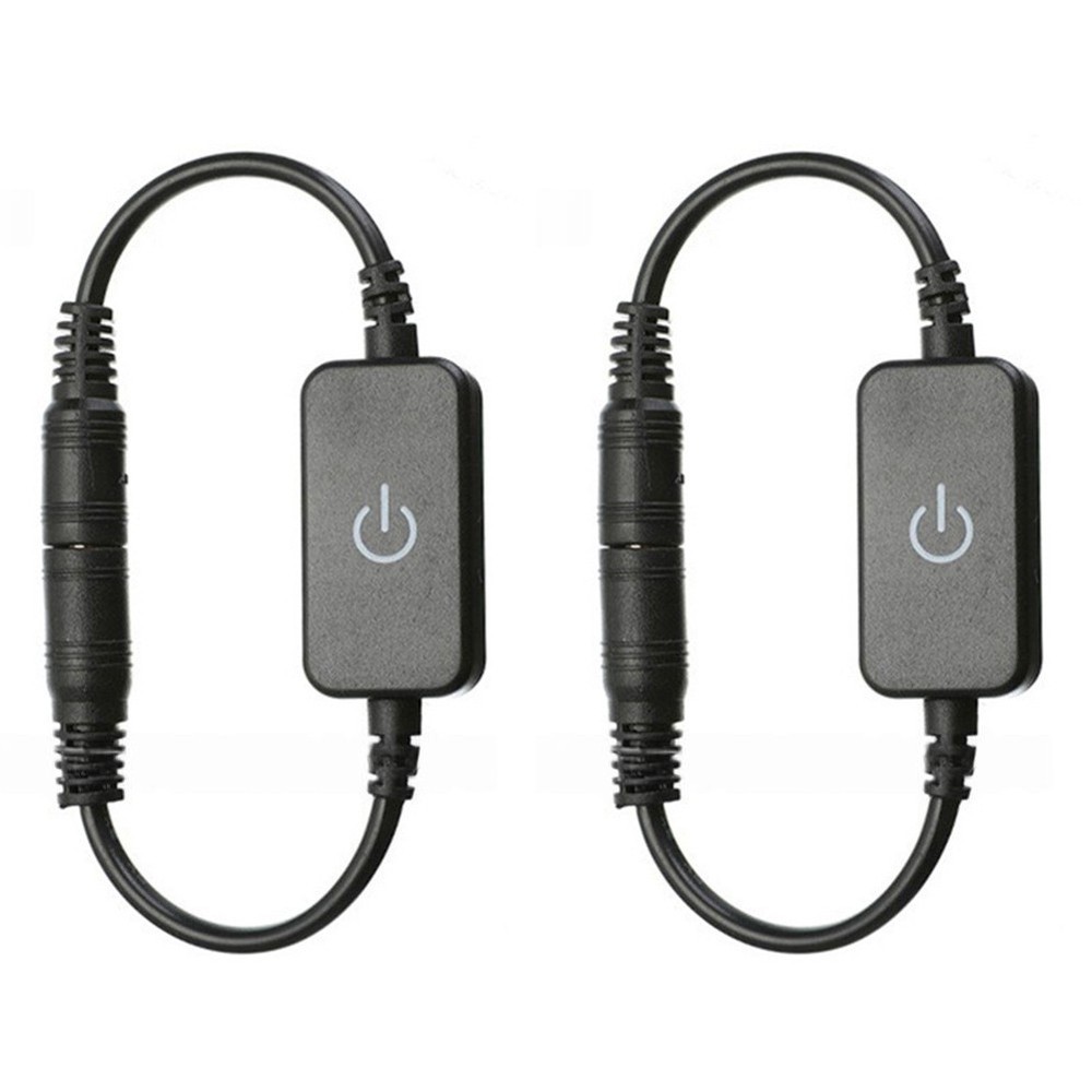 Inline Dimmer Switch for LED Light Strips with Capacitive Touch Control