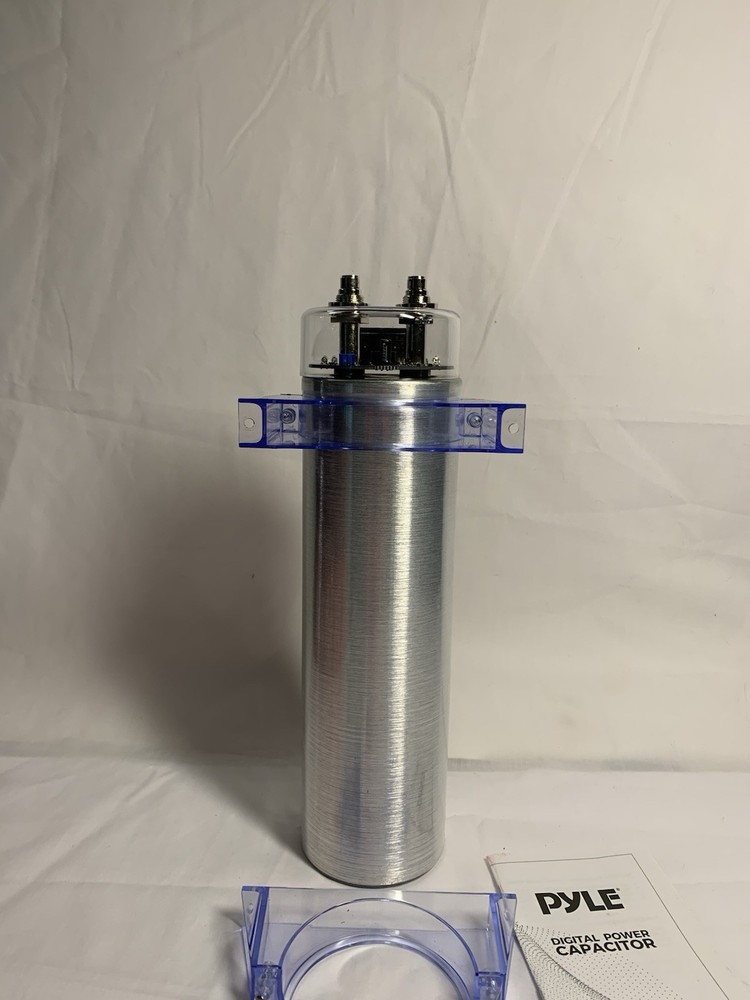 Pyle 3.2 Farad Digital Power Capacitor High Performance Car Audio Accessory