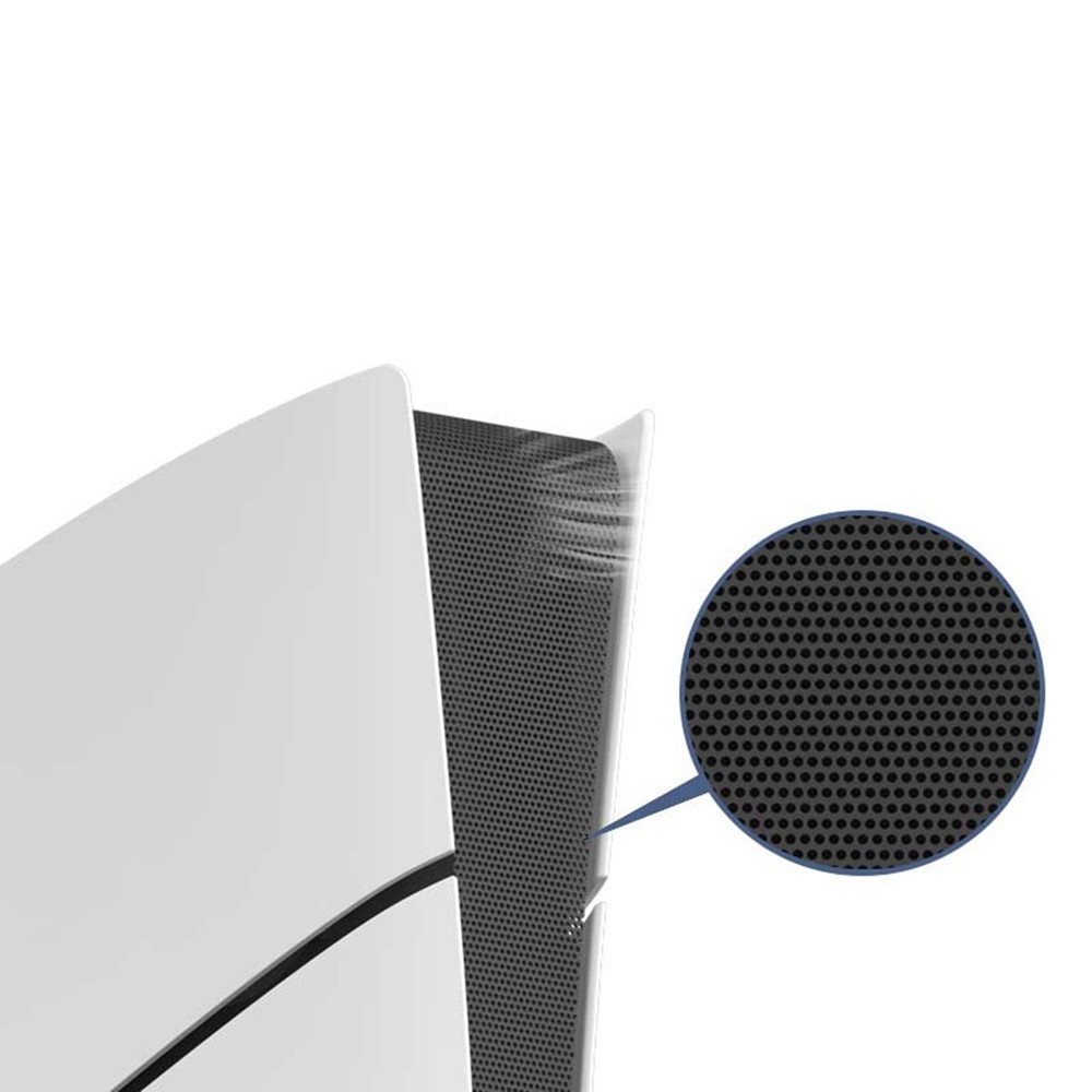 For PS5 Slim Console Side Dust Proof Filter Cover Net& Cooling Vents 3Pcs/Set
