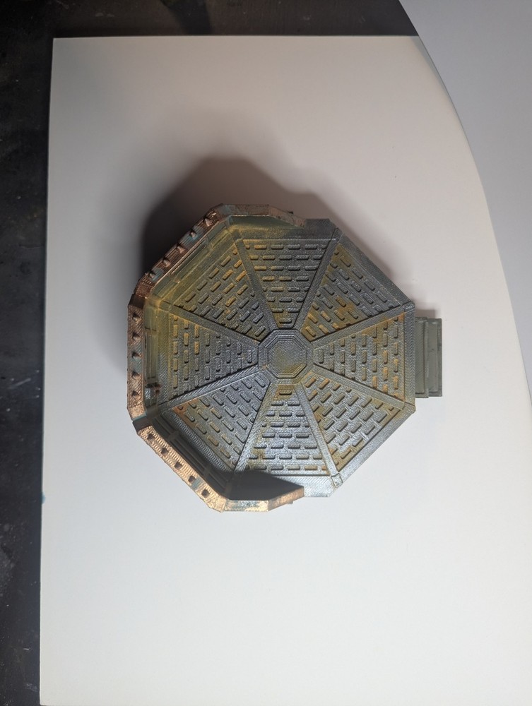 Grimdark Defensive Platforms & Barriers – 28mm Wargaming Terrain – 3D Printed