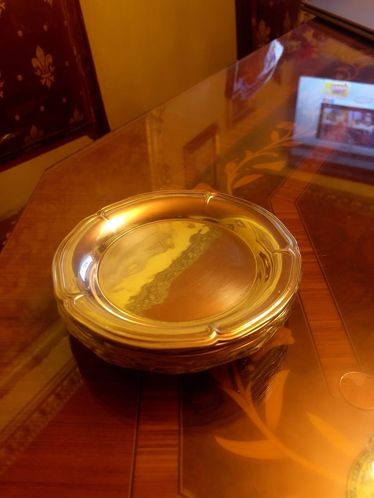 Silver Plates Small Plates 12 Pices