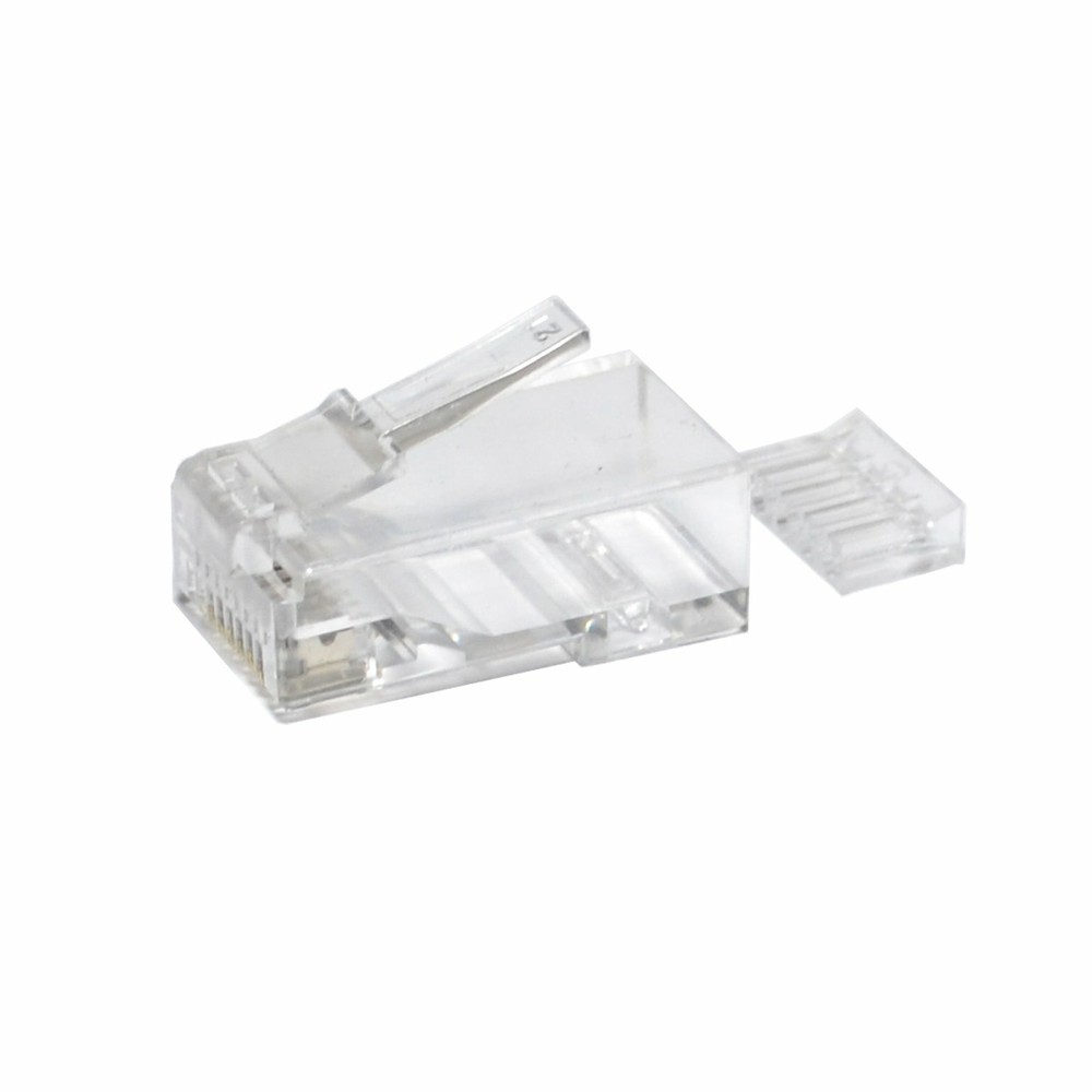 100 pieces  RJ45 Plug Cat6 w Load Bar Insert Modular LAN Network Connector Cable