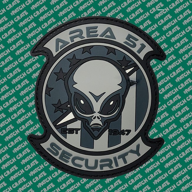 RARE Set of 5 Patch Crate Cryptid Custom Patches 2pc Hook/Loop Backing