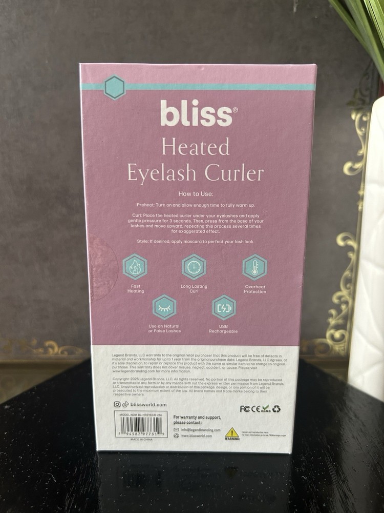 Bliss Electric Heated Eyelash Curler