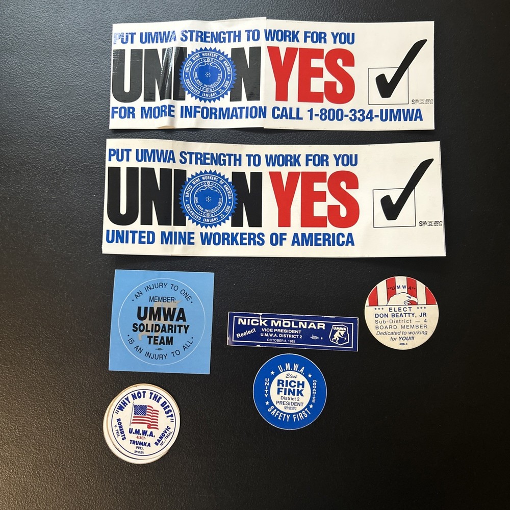 UMWA Coal Mining STICKERS