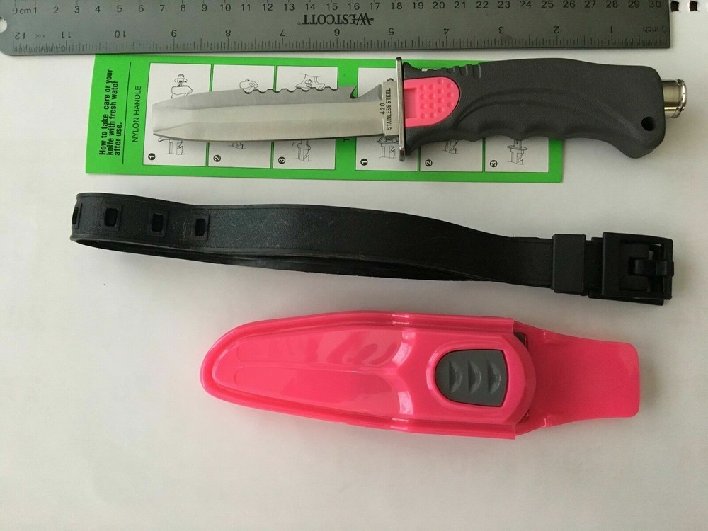 Scuba diving dive divers knife-blunt tip