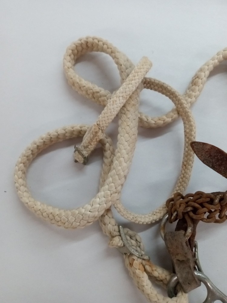 Vintage Bitless Horse Headstall Component