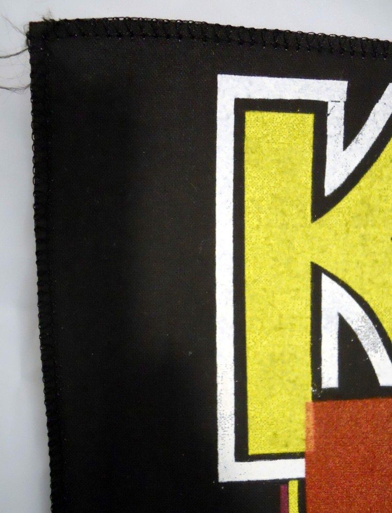 KISS Back Patch - 30+ Years Old - Horrible - group - Rare - VINTAGE but NEW 80's