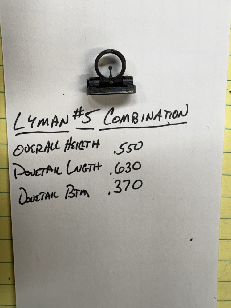 Antique Lyman No. 5 Folding Combination Front Sight