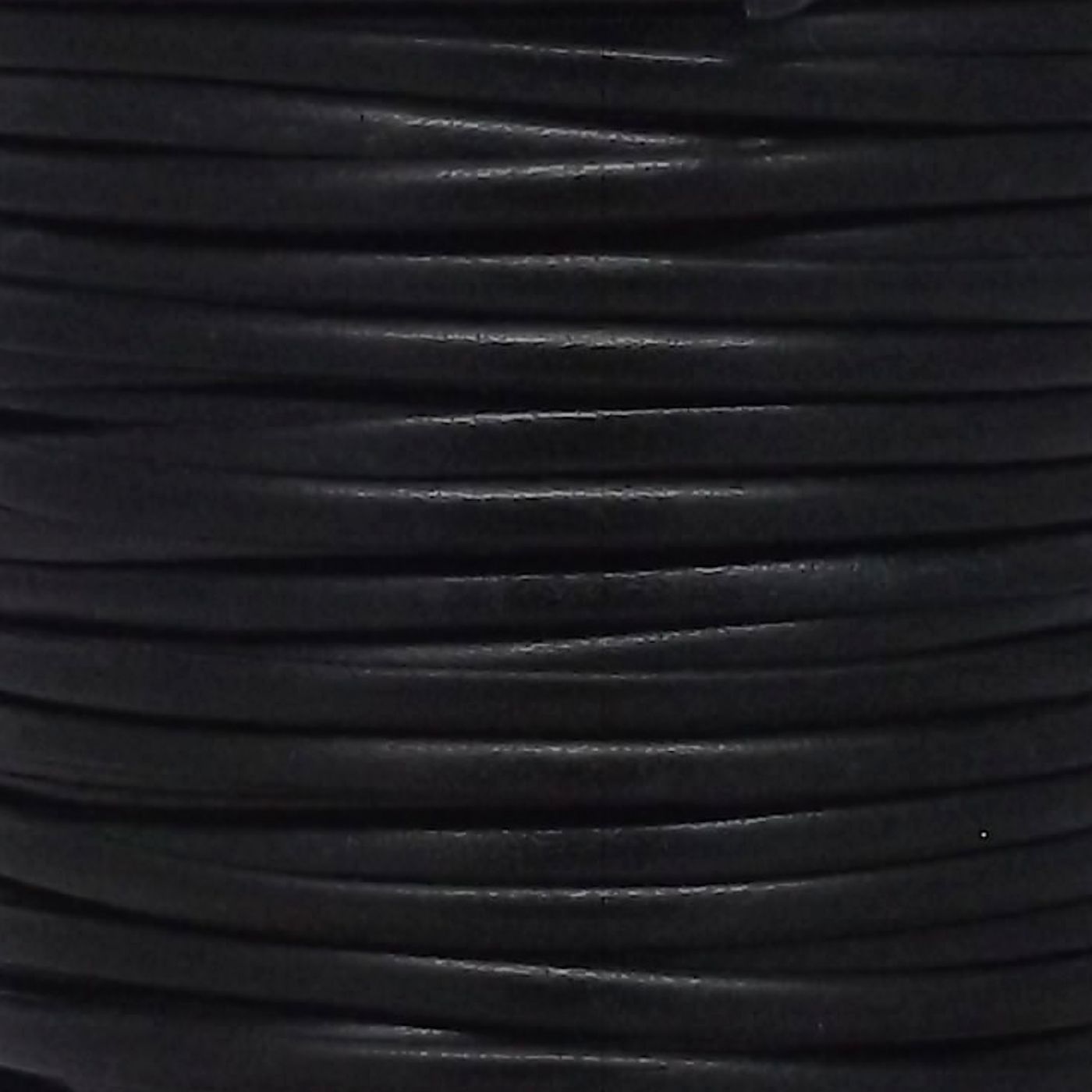 Calf Lace Black 1/8" x 50 Yards by Real Leather RCL01850-01