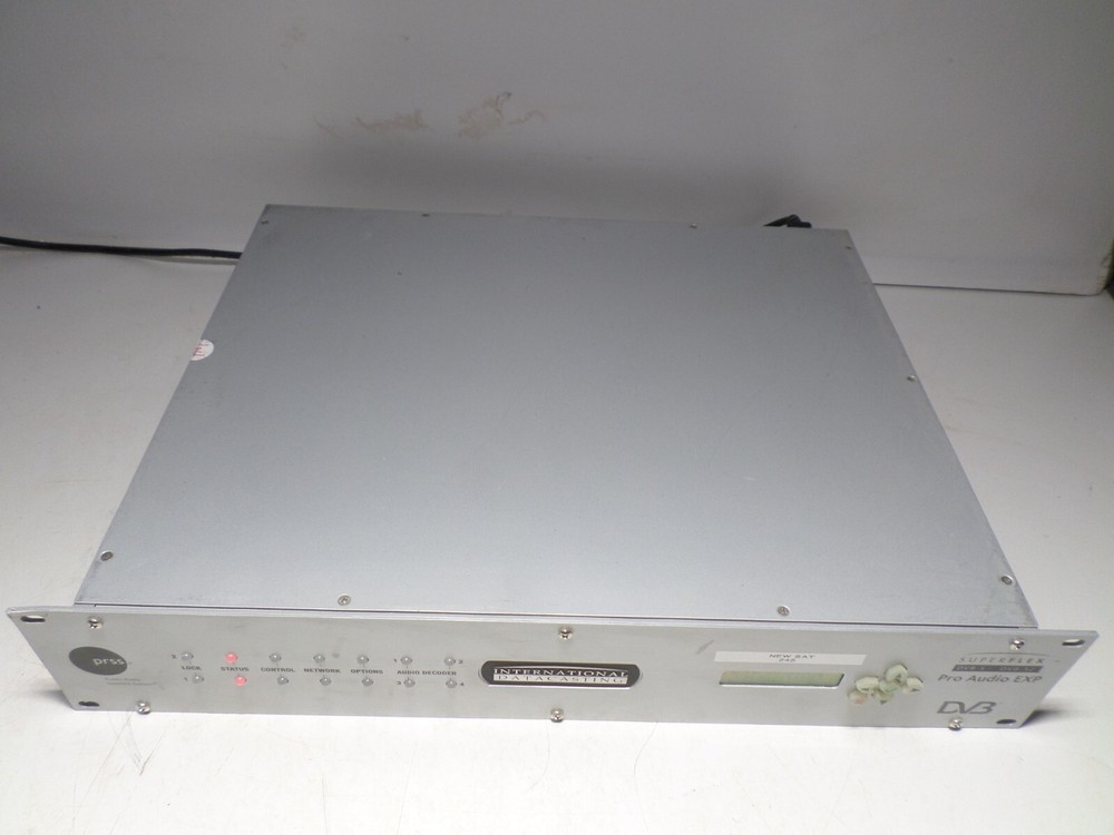 International Datacasting SFX4104FR SuperFlex Pro DVB-S Pro Audio Exp DV3