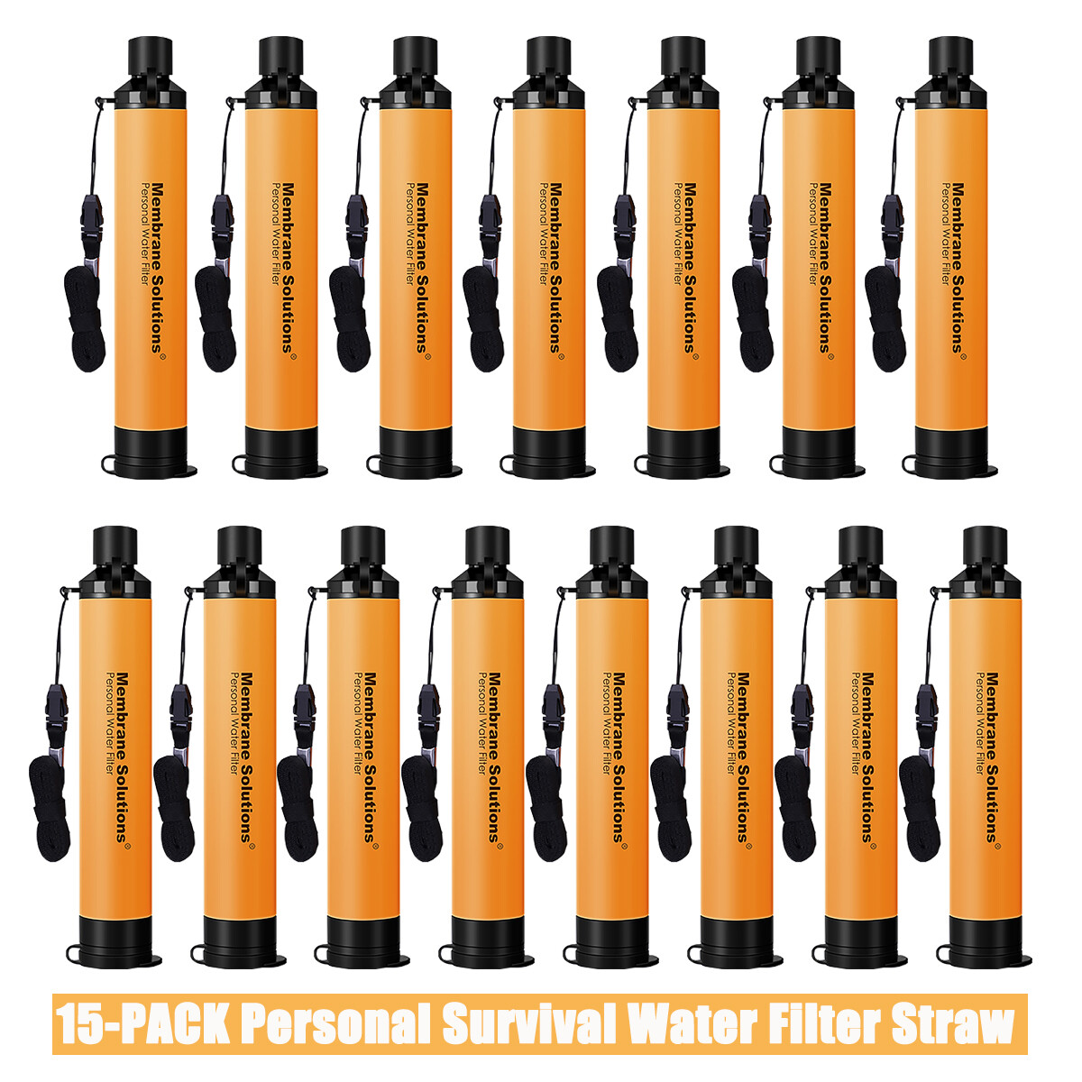 Portable Water Filter Straw Personal Water Filtration System F Emergency Outdoor