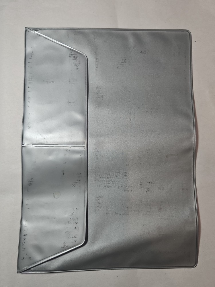 Car Owner's Manual Plastic Pouch