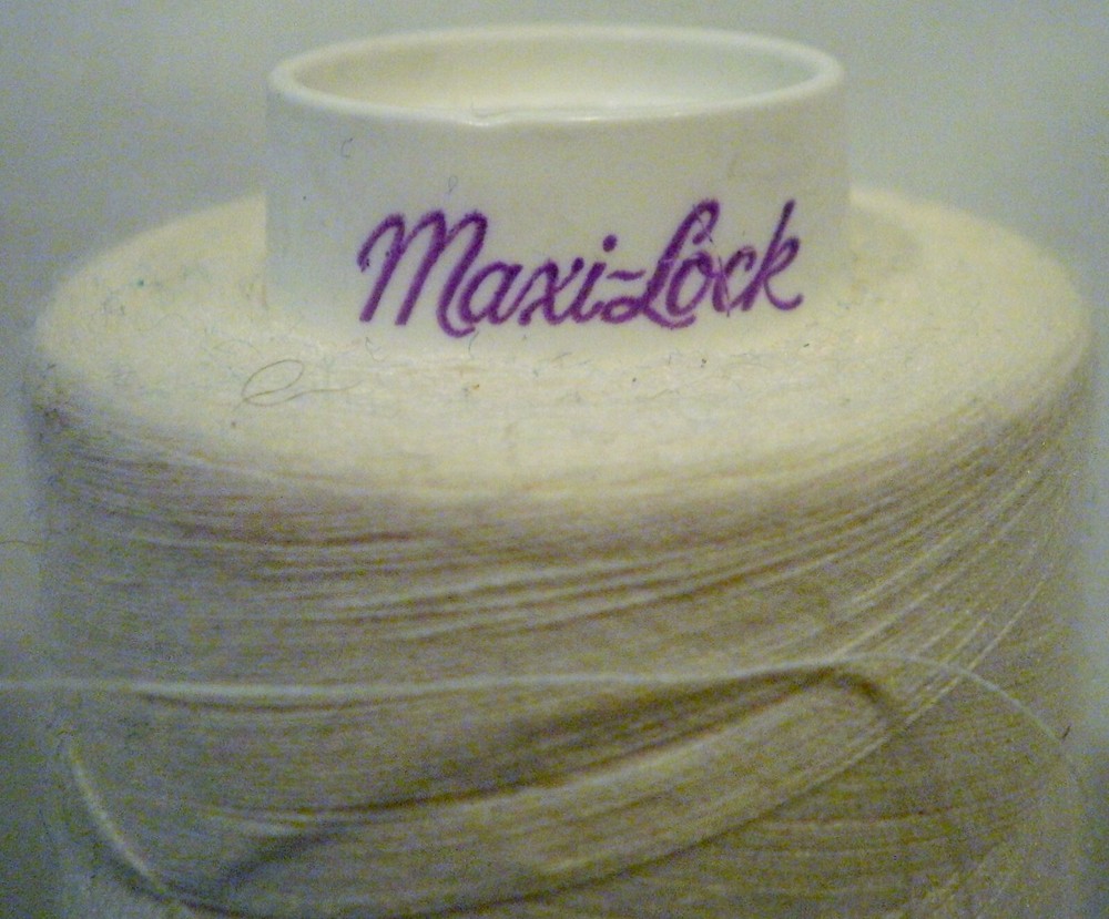 100% Polyester Sewing Serger Thread Eggshell Green