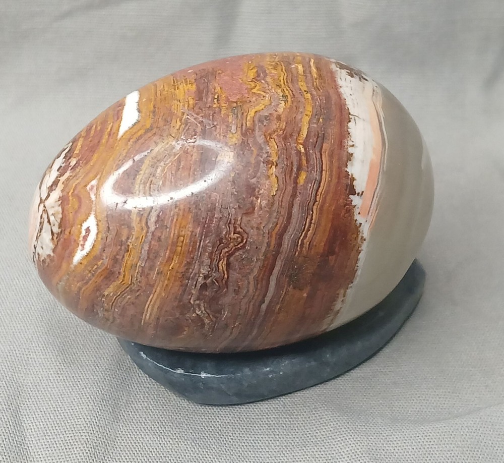 Marble Stone Egg Brown Beige White