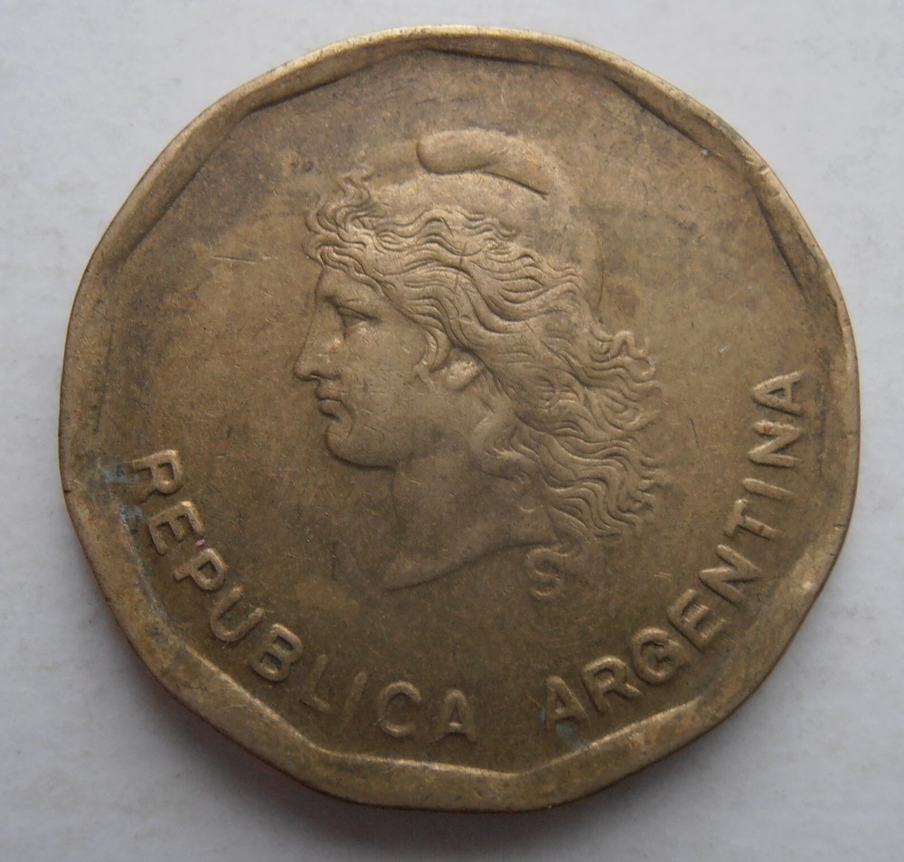 ARGENTINA 50 CENTAVOS 1986