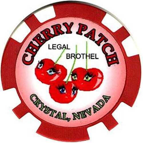Brothel Chip - Cherry Patch Crystal Nevada FREE SHIPPING