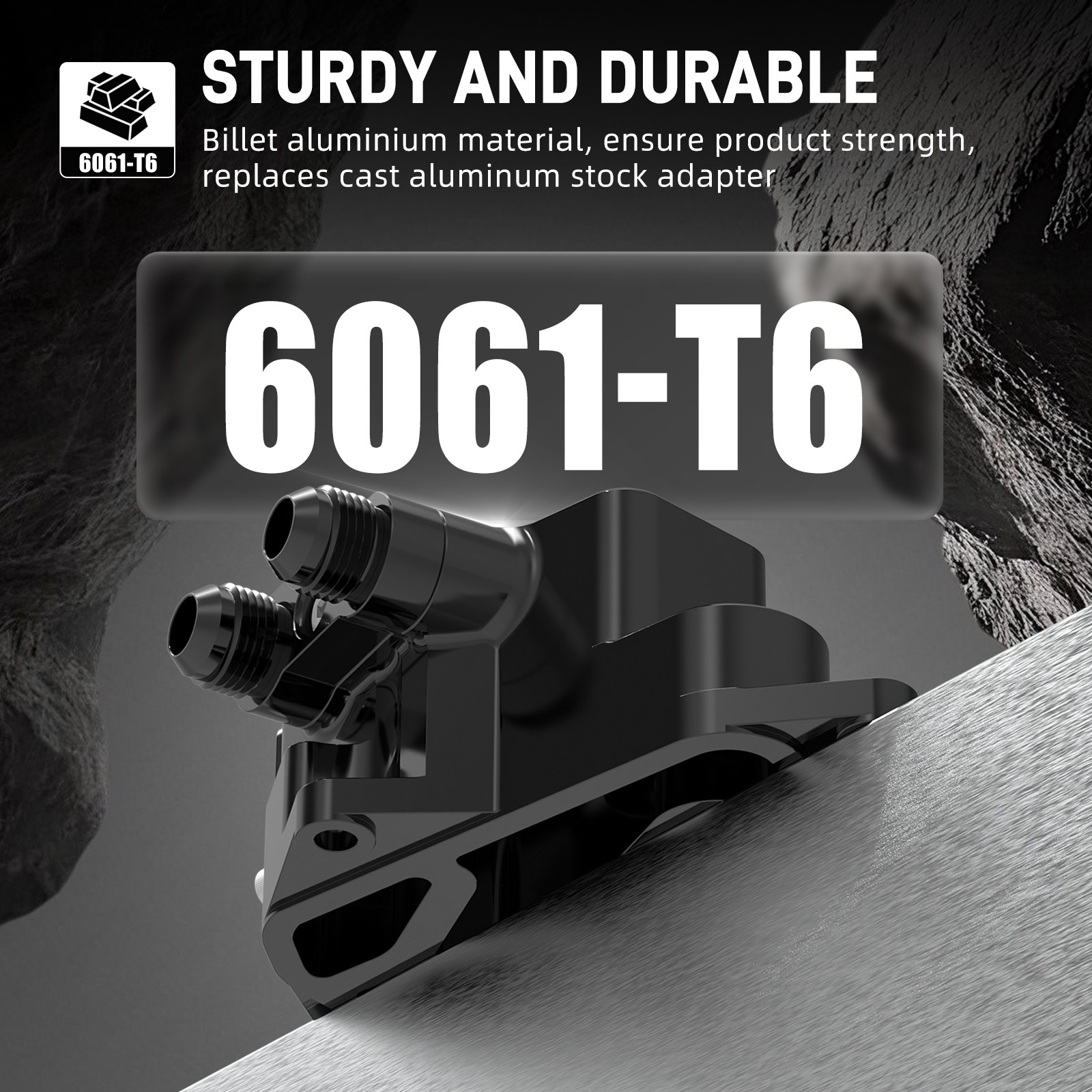 Oil Cooler Thermostat Housing Adapter Upgraded For BMW E90 E92 335i 135i 1M N54