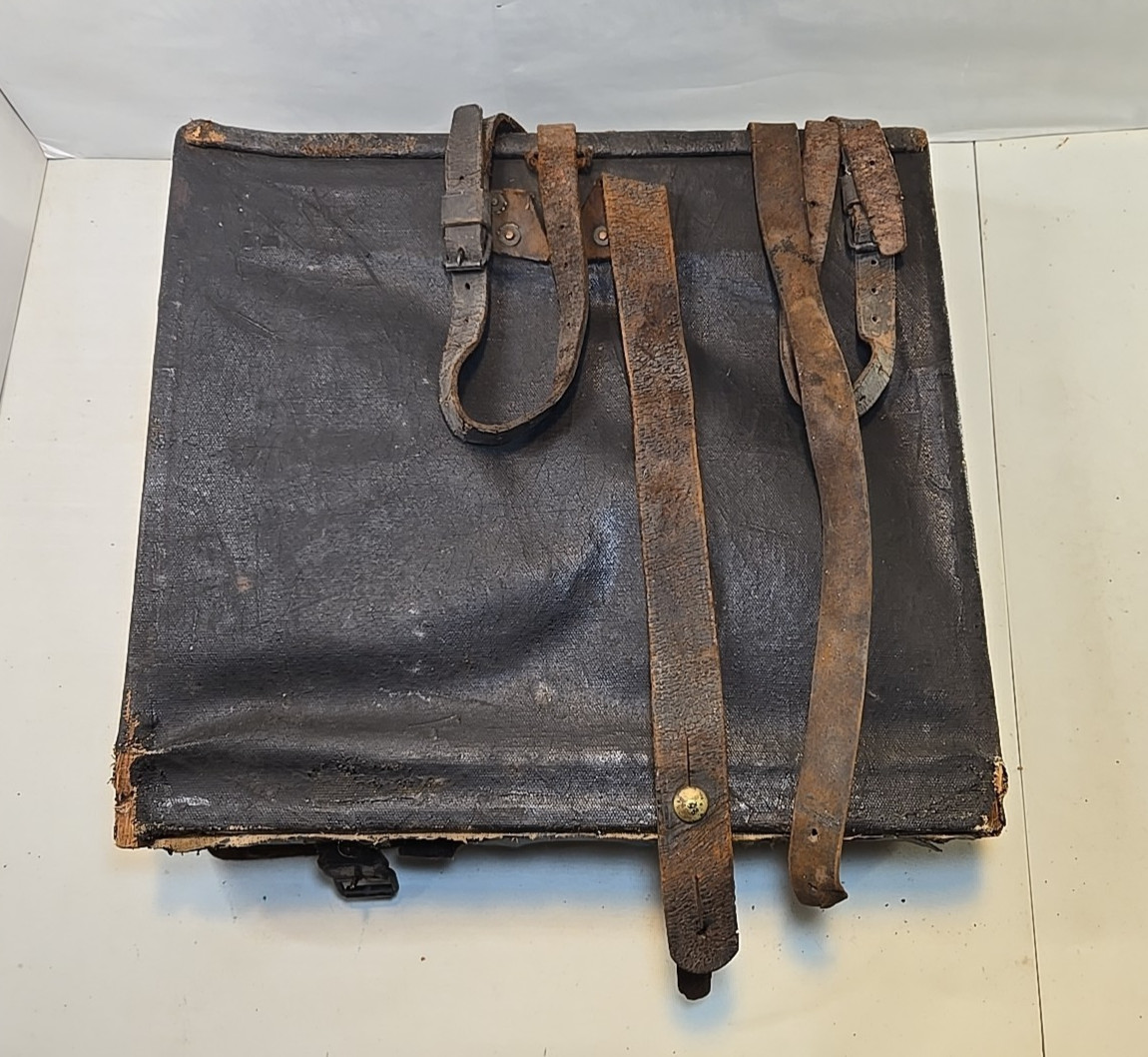 Civil War to Indian Wars Oil Cloth Box Haversack Backpack