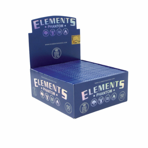 Elements Phantom Rolling Papers King Size(32 ct) Full Box