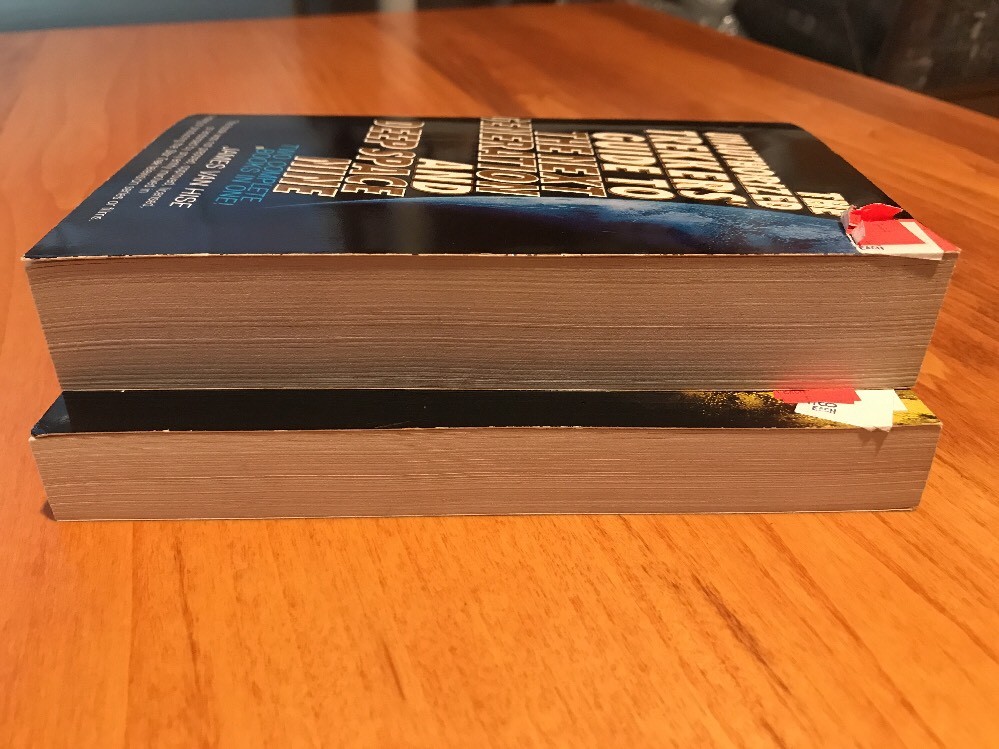 Two James Van Hise Paperbacks Unauthorized Trekkers Guide & Sci Fi TV Unread