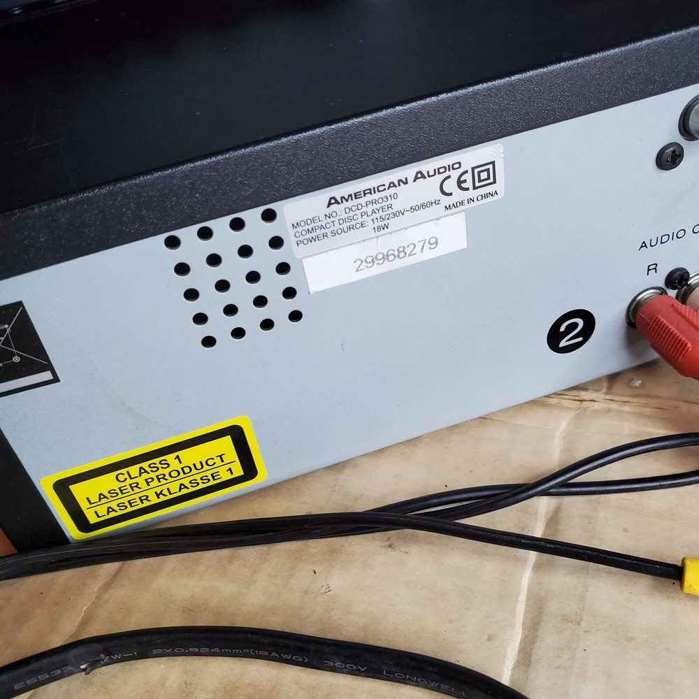 American Audio dcd-pro310 Professional Dj Controller & Dual Cd Player