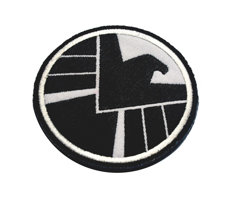 Avengers SHIELD (S.H.I.E.L.D) Right Hand Side Embroidered Hook Loop Patch Badge