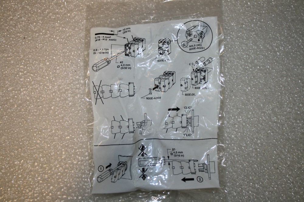 Allen Bradley 800E-2DL3 Light Module, 24VAC/DC 800E2DL3