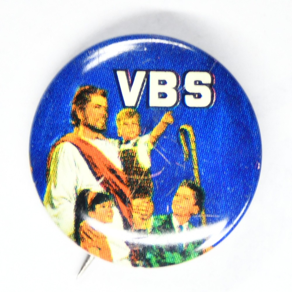 Vacation Bible School VBS Pinback Button