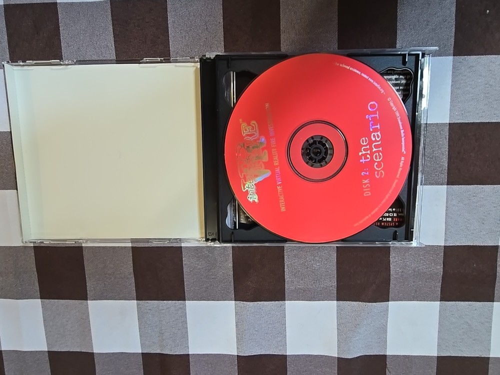 InterFire VR Interactive Virtual Reality Fire Investigation 2-Disc CD-ROM 1999