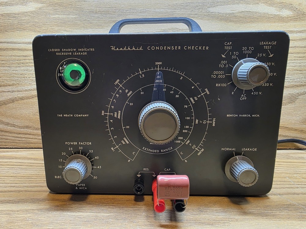 Heathkit C-3 Capacitor Tester Condenser Checker