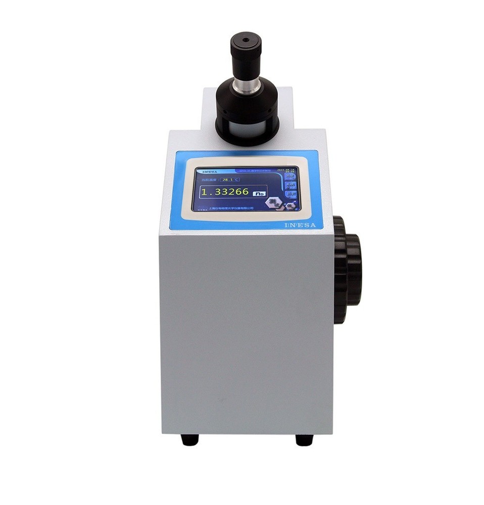 Digital Abbe Refractometer with Resolution Refractive Index 0.00001nD Brix 0.01%
