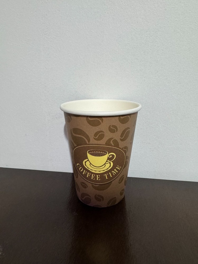 12 oz Disposable Paper Coffee Cups with Lids