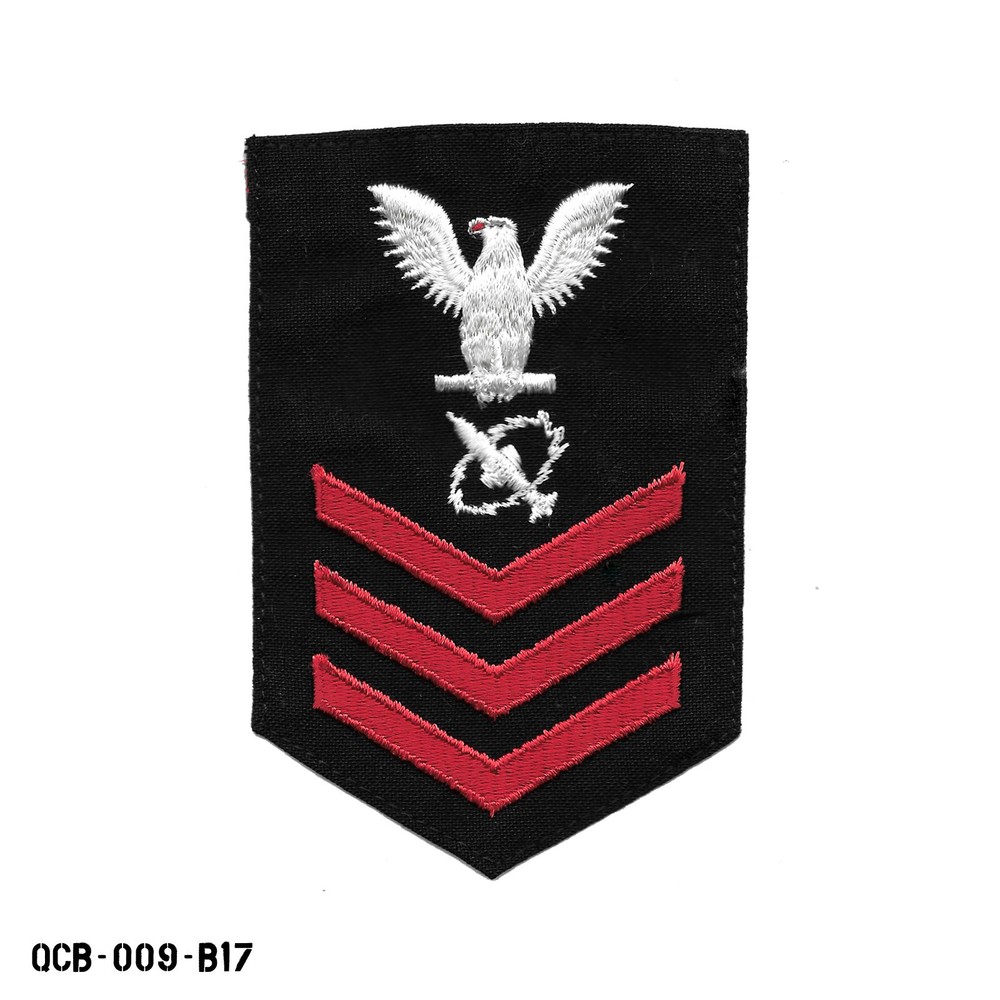 Missile Systems Tech SMALL Patch ~ US Navy E6 Petty Officer First Class ~ NEW