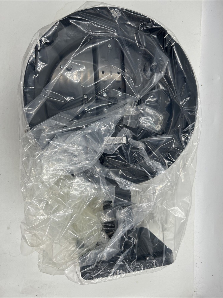 12" Clock Mount analog double mount for Round Clocks plastic Black