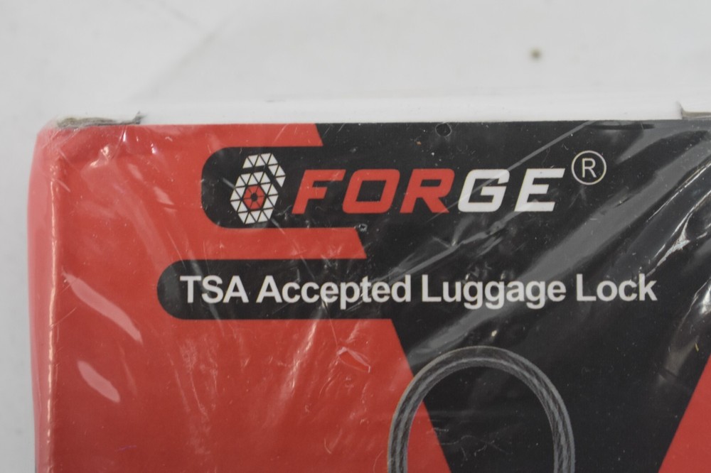 Forge TSA Accepted Luggage Locks Resettable Combination Travel Sentry 2 Pack