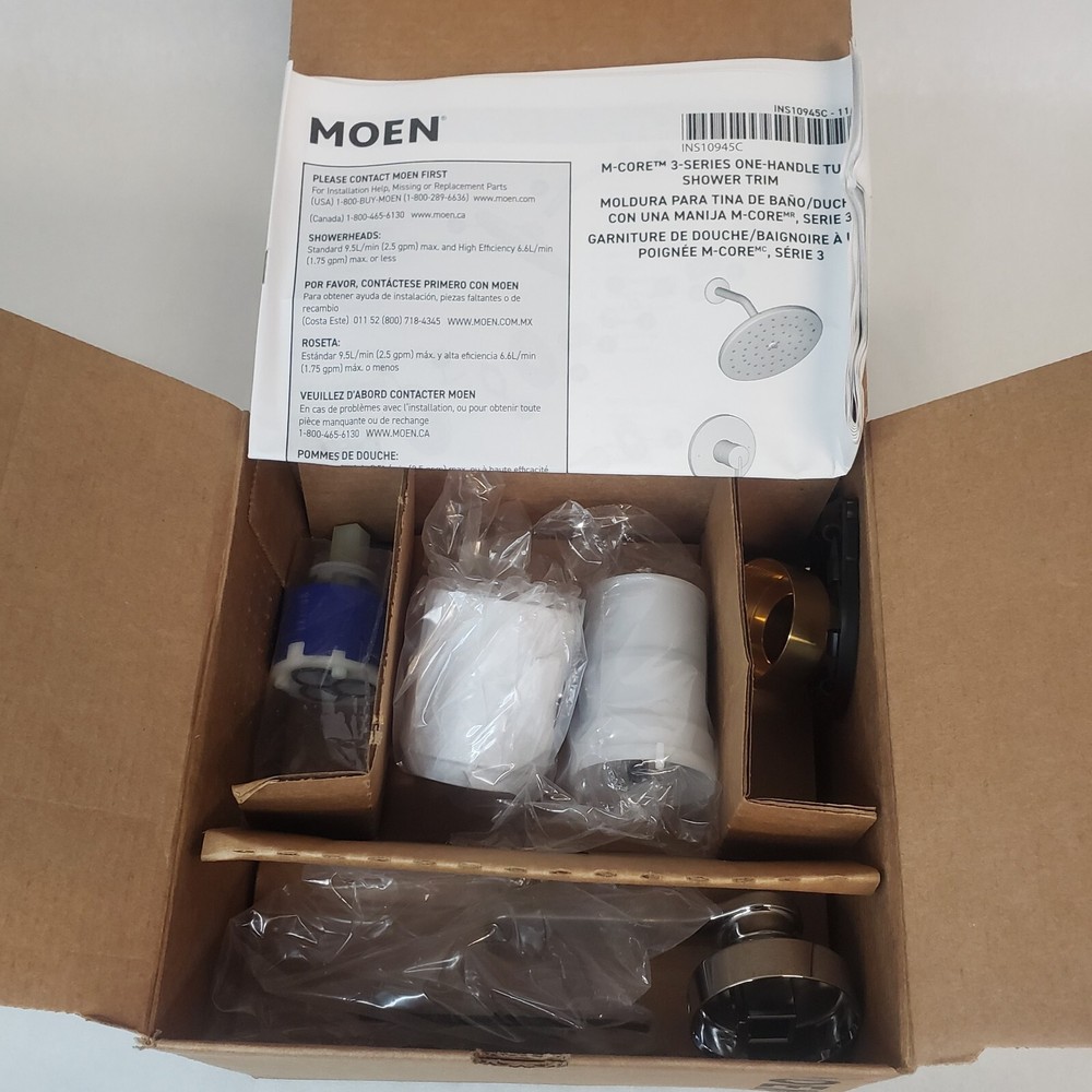 Moen UTS344301 Colinet Balanced Valve Trim Chrome Missing Temp Limit Stop